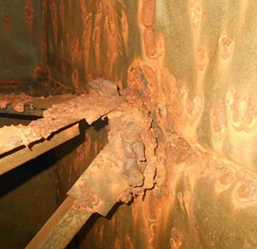 Corrosion in Water Tank