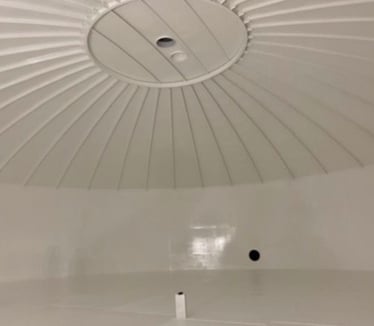 Interior water tank