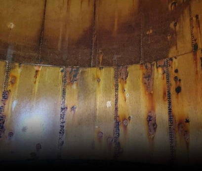 Rusty Water Tank Interior